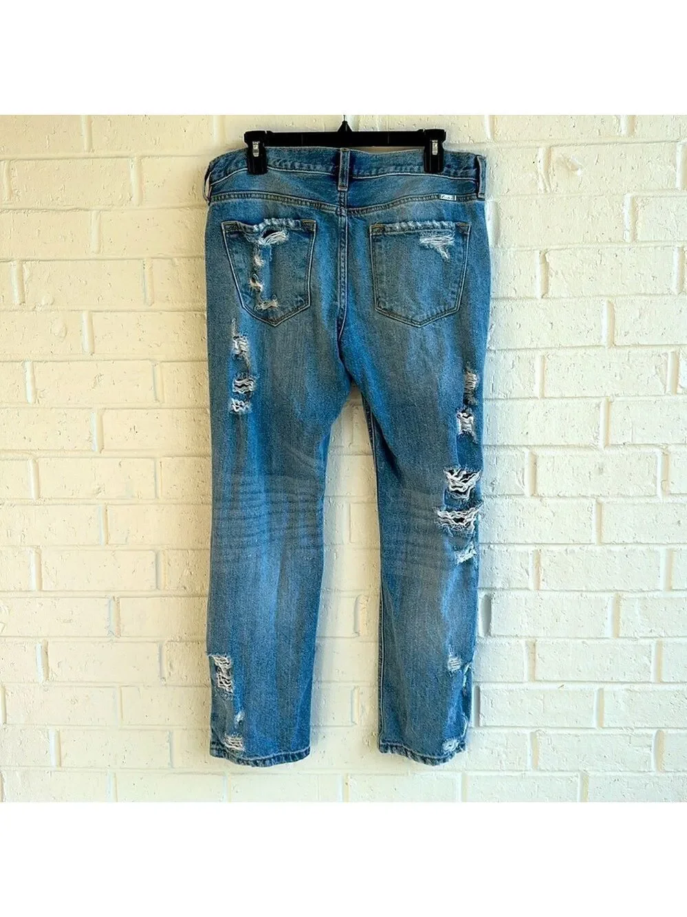 KanCan Light Blue Estilo Jeans Distressed Size 13/30 but inseam measures 28” - Picture 3 of 16